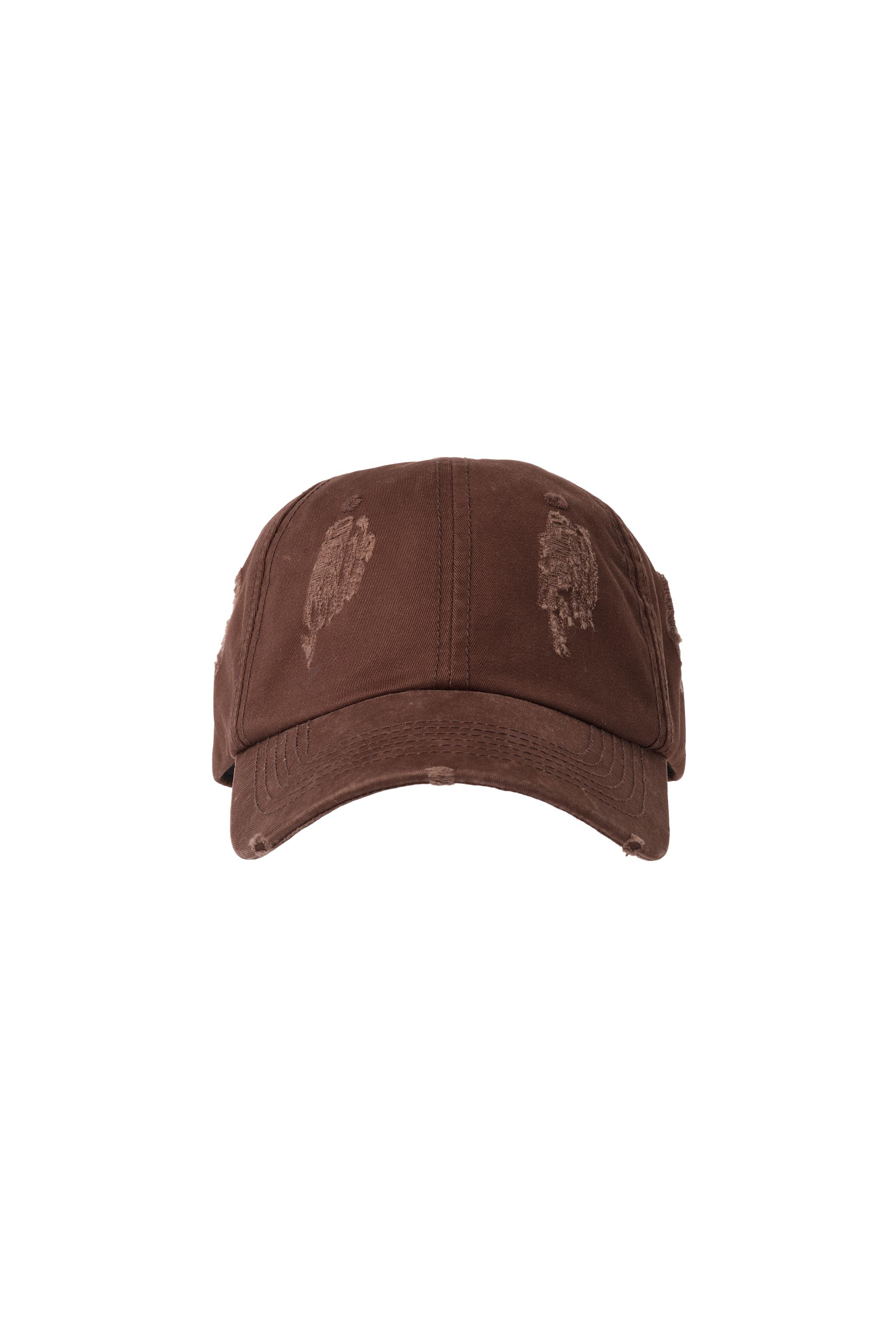 WASHED RIPPED CAP